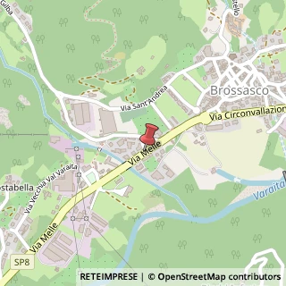 Mappa Via Antica di Cuneo, 52, 12020 Brossasco, Cuneo (Piemonte)