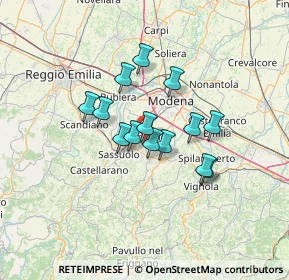 Mappa Via Graziosi, 41043 Formigine MO, Italia (9.80286)