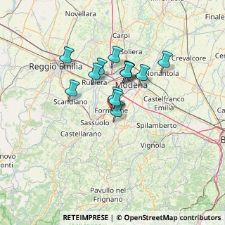 Mappa Via Giuseppe Graziosi, 41043 Formigine MO, Italia (10.22538)