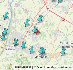 Mappa Via Graziosi, 41043 Formigine MO, Italia (6.211)