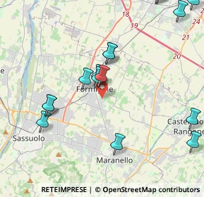Mappa Via Graziosi, 41043 Formigine MO, Italia (5.771)