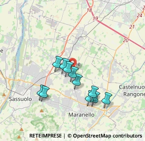 Mappa Via Graziosi, 41043 Formigine MO, Italia (3.20273)