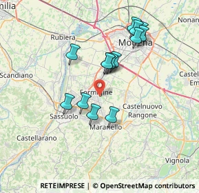 Mappa Via Graziosi, 41043 Formigine MO, Italia (6.565)