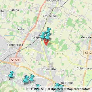Mappa Via N. Nadi, 41043 Formigine MO, Italia (3.488)