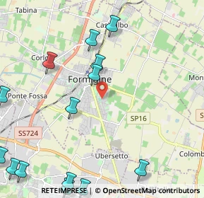 Mappa Via A. Braglia, 41043 Formigine MO, Italia (3.10429)