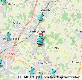 Mappa Via A. Braglia, 41043 Formigine MO, Italia (3.00182)