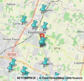 Mappa Via A. Braglia, 41043 Formigine MO, Italia (2.89118)