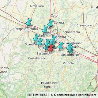 Mappa Via Viterbo, 41043 Formigine MO, Italia (8.26857)
