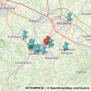 Mappa Via Viterbo, 41043 Formigine MO, Italia (5.73091)