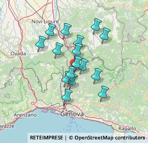 Mappa Via Roma, 16012 Busalla GE, Italia (10.86313)