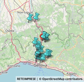 Mappa Via Gino Suardi, 16012 Busalla GE, Italia (10.719)