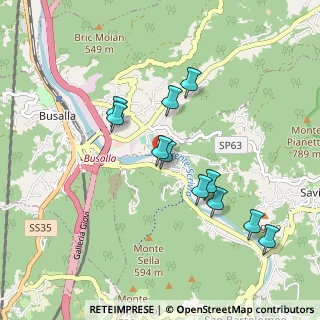 Mappa Via Vecchia Filanda, 16010 Savignone GE, Italia (0.86545)