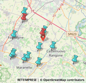 Mappa Via Antonio Meucci, 41051 Castelnuovo Rangone MO, Italia (4.46231)