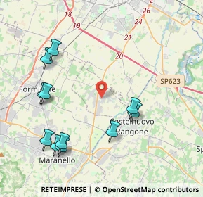 Mappa Via Antonio Meucci, 41051 Castelnuovo Rangone MO, Italia (4.70091)