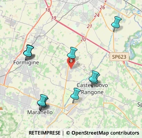 Mappa Via Antonio Meucci, 41051 Castelnuovo Rangone MO, Italia (4.49545)