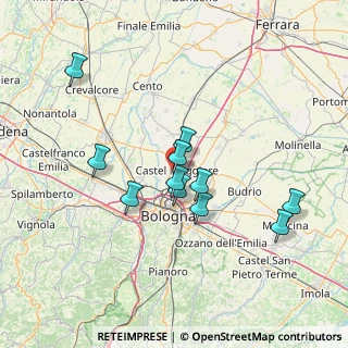 Mappa Via Pio La Torre, 40013 Castel Maggiore BO, Italia (12.55909)