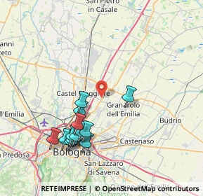 Mappa Via Ferrarese, 40013 Castel Maggiore BO, Italia (8.05154)