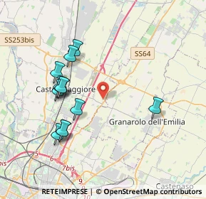 Mappa Via Ferrarese, 40013 Castel Maggiore BO, Italia (3.885)