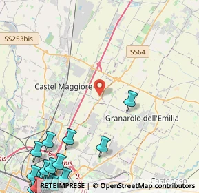 Mappa Via Ferrarese, 40013 Castel Maggiore BO, Italia (7.9435)