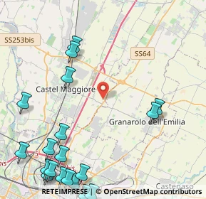 Mappa Via Ferrarese, 40013 Castel Maggiore BO, Italia (6.488)