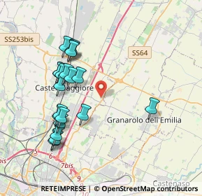 Mappa Via Ferrarese, 40013 Castel Maggiore BO, Italia (3.898)