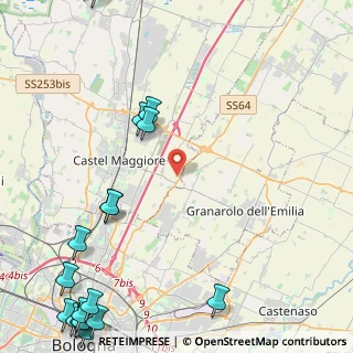 Mappa Via Ferrarese, 40013 Castel Maggiore BO, Italia (7.41421)