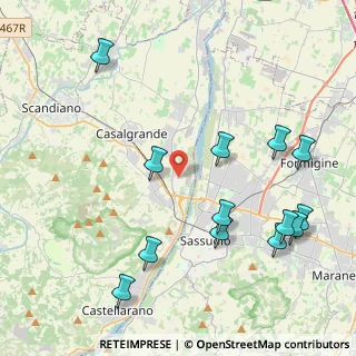 Mappa Via Fratelli Bandiera, 42013 Casalgrande RE, Italia (4.97615)