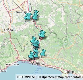 Mappa Via Isorelle, 16010 Busalla GE, Italia (12.5565)