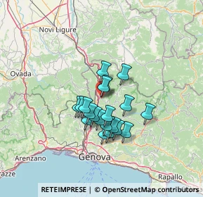 Mappa Via Isorelle, 16010 Busalla GE, Italia (9.8785)