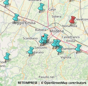 Mappa Via Radici in Piano, 41042 Fiorano modenese MO, Italia (17.69)