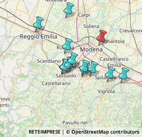 Mappa Via Radici in Piano, 41042 Fiorano modenese MO, Italia (10.92923)