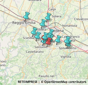 Mappa Via Radici in Piano, 41042 Fiorano modenese MO, Italia (8.475)