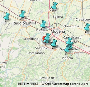 Mappa Via Radici in Piano, 41042 Fiorano modenese MO, Italia (15.10167)