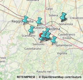 Mappa Via Radici in Piano, 41042 Fiorano modenese MO, Italia (10.18583)