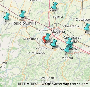 Mappa Via Radici in Piano, 41042 Fiorano modenese MO, Italia (24.17467)