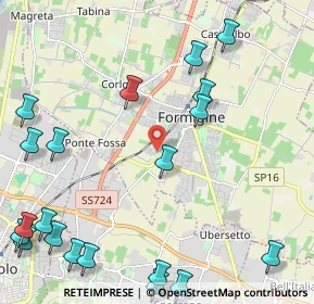 Mappa Via Villa Emma, 41043 Formigine MO, Italia (3.1035)