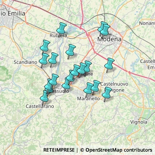 Mappa Via Marzabotto, 41043 Formigine MO, Italia (6.3575)