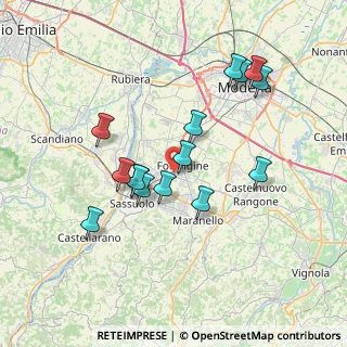 Mappa Via Marzabotto, 41043 Formigine MO, Italia (6.90533)