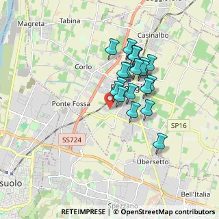 Mappa Via Marzabotto, 41043 Formigine MO, Italia (1.4225)