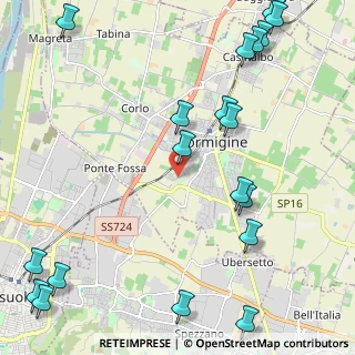 Mappa Via Villa Emma, 41043 Formigine MO, Italia (3.13526)
