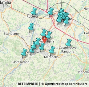 Mappa Via Marzabotto, 41043 Formigine MO, Italia (7.302)