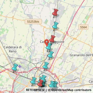 Mappa Via Frabaccia, 40013 Castel Maggiore BO, Italia (6.51)