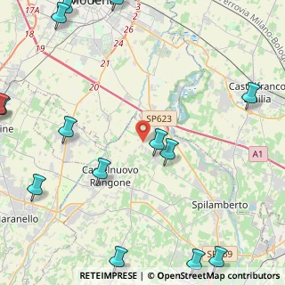Mappa Via Enrico Fermi, 41057 Spilamberto MO, Italia (7.50158)