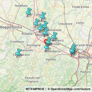 Mappa Via Enrico Fermi, 41057 Spilamberto MO, Italia (14.41538)