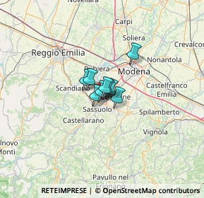 Mappa Via Valle D'Aosta, 41049 Sassuolo MO, Italia (14.33636)