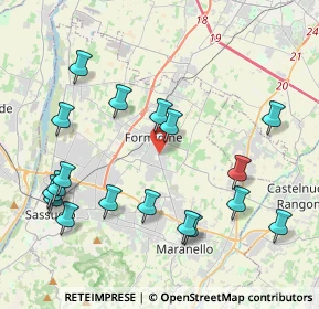 Mappa Via Alessandro Tassoni, 41043 Formigine MO, Italia (4.645)