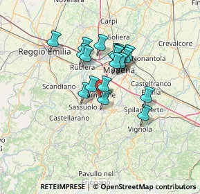 Mappa Via Alessandro Tassoni, 41043 Formigine MO, Italia (10.279)