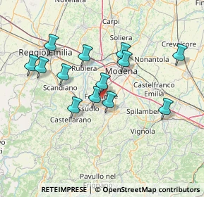 Mappa Via Alessandro Tassoni, 41043 Formigine MO, Italia (13.72923)