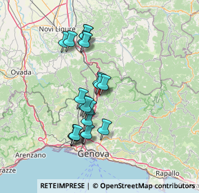 Mappa Località Birra, 16010 Savignone GE, Italia (12.402)