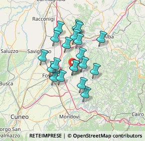 Mappa Fraz. Podio, 12041 Bene Vagienna CN, Italia (10.137)